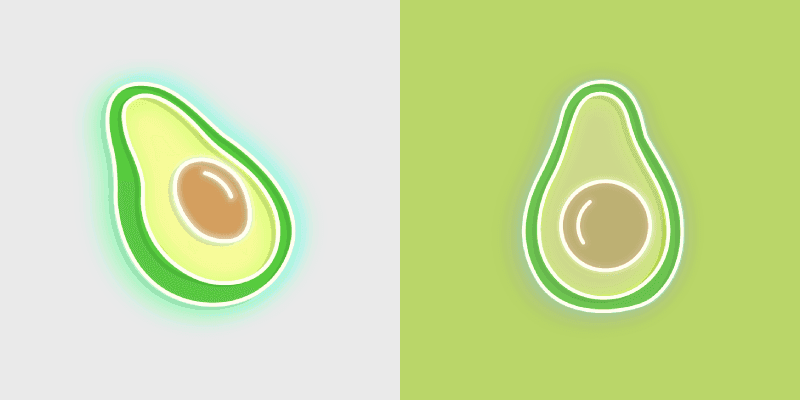 Custom Cursor Pack - Neon Avocado