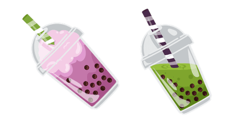 Bubble Teacustom cursor pack