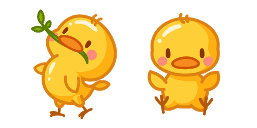 Cute Little Duckcustom cursor pack