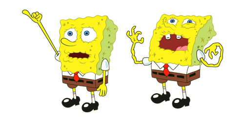 Dry SpongeBob custom cursor pack