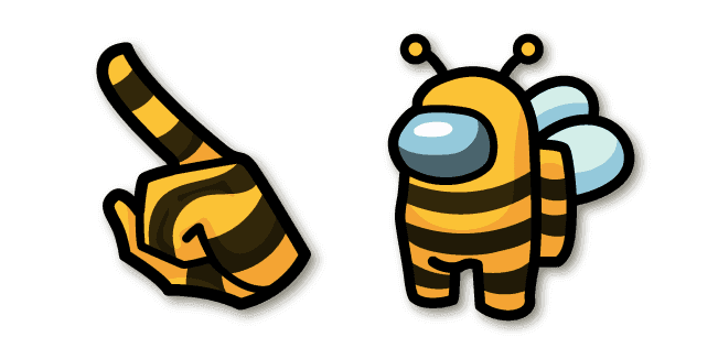 Among Us Bee Charactercustom cursor pack