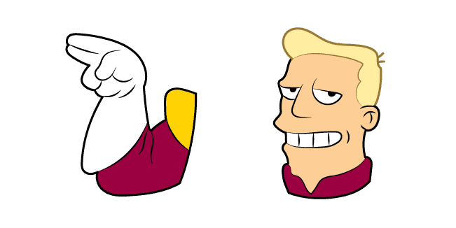 Futurama Zapp Brannigancustom cursor pack