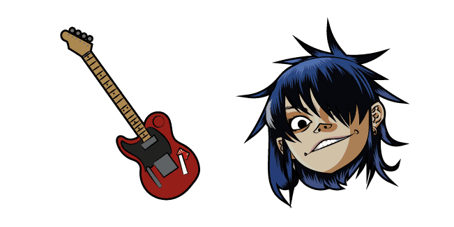 Gorillaz Noodlecustom cursor pack