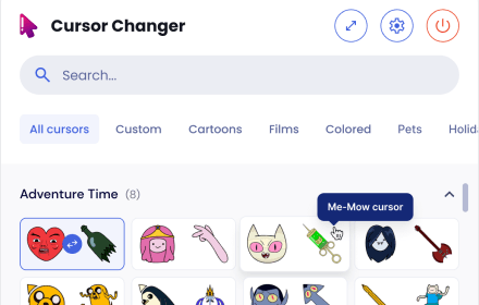 Custom Cursor App — fantasy and themed cursor gallery