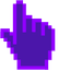 Blue Indigo pointer cursor