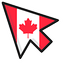 Canada Flag default cursor