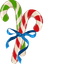 Candy Cane pointer cursor