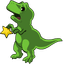 Tree & T-Rex pointer cursor