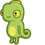 Cute Chameleon default cursor