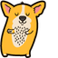 Dancing Corgi Dog pointer cursor