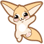 Custom Cute Fox default cursor