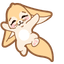 Custom Cute Fox pointer cursor