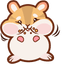 Cute Hamster pointer cursor