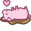 Cute Pig pointer cursor