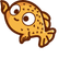 Adorable Puffer Fish default cursor