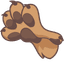 Dog Paw pointer cursor