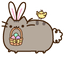 Easter Pusheen pointer cursor