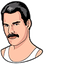 Freddie Mercury pointer cursor