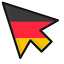 Germany Flag default cursor