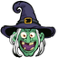 Witch on Broomstick pointer cursor