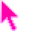 Pink default cursor