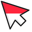 Indonesia Flag default cursor