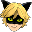 Cat Noir pointer cursor