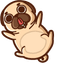 Cute PUG Mouse default cursor