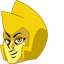 Yellow Diamond pointer cursor