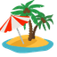 Summer Vacation pointer cursor