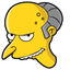 Mr. Burns Wallet pointer cursor