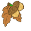 Acorn Oak Leaf Cursor default cursor