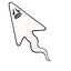 Anxious Crying Ghost Cursor default cursor