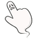 Anxious Crying Ghost Cursor pointer cursor