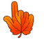 Autumn Maple Leaf Cursor pointer cursor