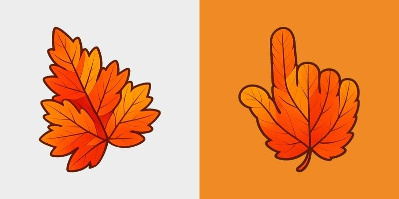 Autumn Maple Leaf Cursor