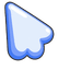 Blueberry Puff default cursor