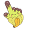 Bright Pear pointer cursor