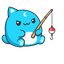 Bugcat Fishing Eating Fish default cursor