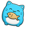 Bugcat Fishing Eating Fish pointer cursor
