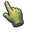 Bumpy Toad Sprite Cursor pointer cursor