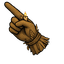 Burlap Candle Gourd Cursor pointer cursor