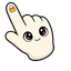 Candy Corn Ghost Cursor pointer cursor
