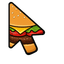 Cheeseburger Cursor default cursor
