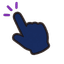 Chibi Sasuke Shadow Fire Cursor pointer cursor