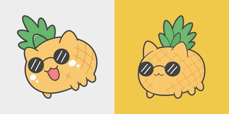 Cool Pineapple cursor preview