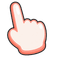 Coral Puff pointer cursor