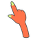 Coral Stalk Eye Monster Cursor pointer cursor