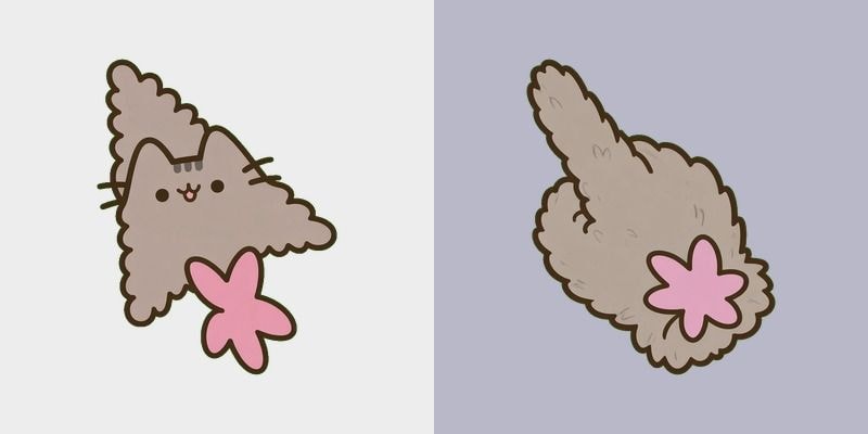 Curly Stormy Cat Cursor