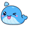 Cute Blue Whale pointer cursor